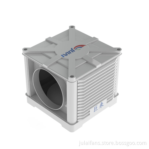 Evaporative water-cooled air conditioning